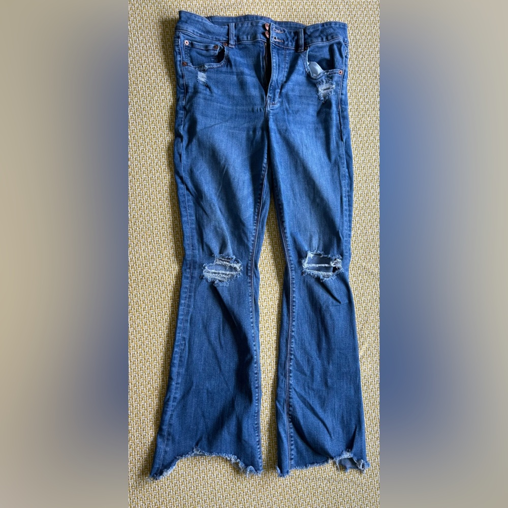 American Eagle High-Rise Artist Flare Super Stretch